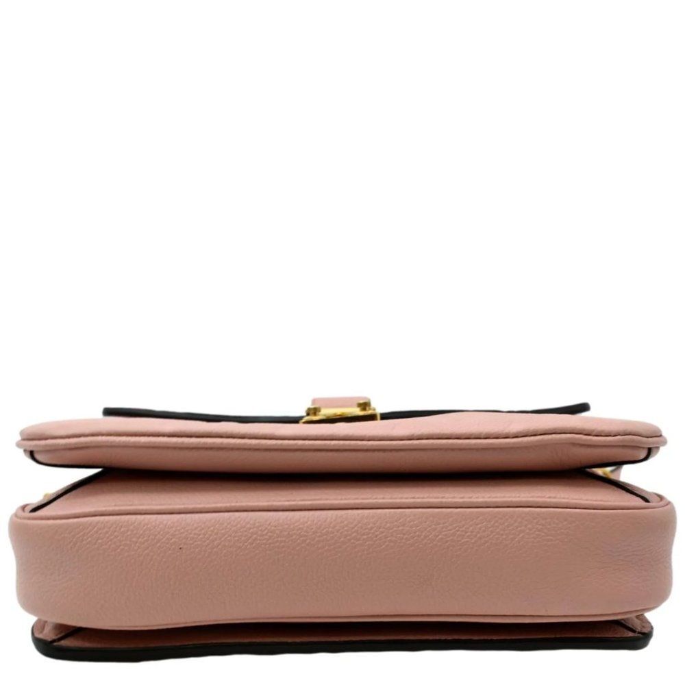 LOUIS VUITTON Metis Pochette Empreinte Leather Crossbody Bag Pink - Picture 7 of 12